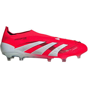 adidas AfB_X Y Xj[J[ yadidas Predator Elite Laceless FG Pure Victory Packz TCY US_8(26.0cm) Lucid Red/Cloud White/Core Black
