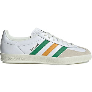 adidas AfB_X Y Xj[J[ yadidas Gazelle Indoor Collegiate Green Preloved Yellowz TCY US_5(23.0cm) Cloud White/Preloved Yellow/Core Black