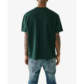 トゥルーレリジョン メンズ Tシャツ トップス Men's Short Sleeve Relaxed 02 City T-shirt Scarab