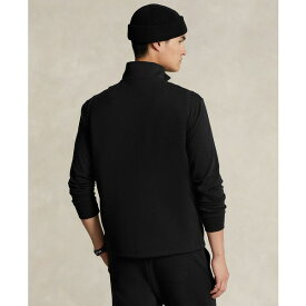 ラルフローレン メンズ パーカー・スウェットシャツ アウター Men's Double-Knit Vest Polo Black