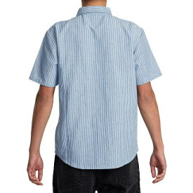 ルーカ メンズ シャツ トップス Men's Dayshift Stripe II Short Sleeve Shirt Chambray