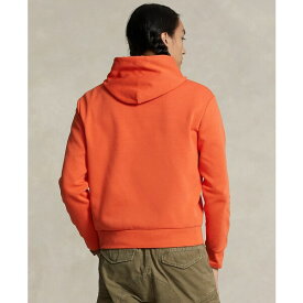 ラルフローレン メンズ パーカー・スウェットシャツ アウター Men's Logo Double-Knit Hoodie Orange Flame