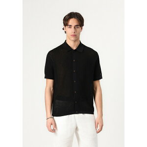 g~[ qtBK[ Y T_ V[Y STRUCTURE OPEN SHIRT - Shirt - black