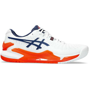ASICS �A�V�b�N�X �����Y �X�j�[�J�[ �yASICS Gel-Resolution 9 White Blue Expanse Koi�z �T�C�Y US_6.5(24.5cm) White/Blue Expanse