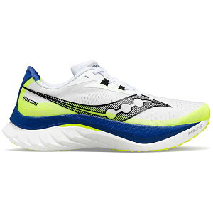 Saucony �T�b�J�j�[ �����Y �X�j�[�J�[ �ySaucony Endorphin Speed 4 Boston�z �T�C�Y US_8.5(26.5cm) White/Blue