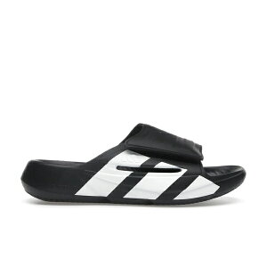 adidas �A�f�B�_�X �����Y �X�j�[�J�[ �yadidas Lightblaze Slides Black White�z �T�C�Y US_M_4 Core Black/Cloud White/Cloud White