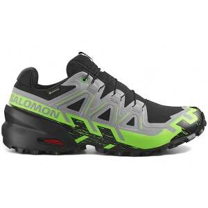 Salomon �T������ �����Y �X�j�[�J�[ �ySalomon Speedcross 6 Gore-Tex Black Alloy Green Gecko�z �T�C�Y US_10(28.0cm) Black/Alloy/Green Gecko