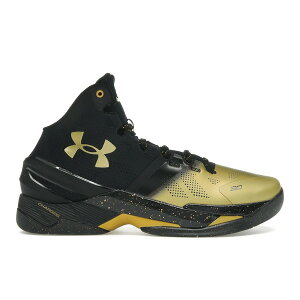 Under Armour �A���_�[�A�[�}�[ �����Y �X�j�[�J�[ �yUnder Armour Curry 2 Unanimous�z �T�C�Y US_11(29.0cm) Black/Metallic Gold/Metallic Gold