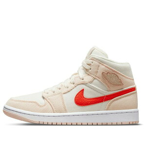 Air Jordan W[_ fB[X Xj[J[ Sail/Orange Quartz/White y(WMNS) Air Jordan 1 Mid SE 'Corduroy' DA8009-108z TCY US_W_10.5