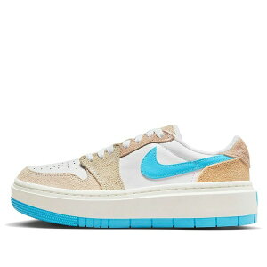 Air Jordan W[_ fB[X Xj[J[ WHITE/SANDDRIFT/OIL GREEN/BALTIC BLUE y(WMNS) Air Jordan 1 Elevate Low SE 'Salt Lake City' FD1028-100z TCY US_5(22.0cm)