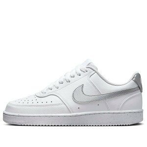 Nike �i�C�L ���f�B�[�X �X�j�[�J�[ White/White/Metallic Silver �y(WMNS) Nike Court Vision 1 Low Next Nature 'White Metallic Silver' DH3158-108�z �T�C�Y US_5.5(22.5cm)