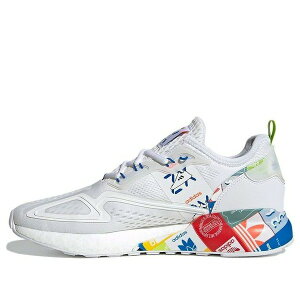 adidas �A�f�B�_�X �����Y �X�j�[�J�[ �yadidas ZX 2K Boost 'Multi-Color Logos' GX2718�z �T�C�Y US_M_3.5