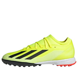 adidas �A�f�B�_�X �����Y �X�j�[�J�[ �yadidas X Crazyfast League TF 'Team Solar Yellow' IF0698�z �T�C�Y US_5.5(23.5cm)