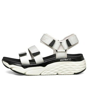 Skechers �X�P�b�`���[�Y ���f�B�[�X �X�j�[�J�[ �y(WMNS) Skechers Max Cushioning Sandals White 140218-WHT�z �T�C�Y US_8(25.0cm)