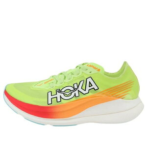HOKA ONE ONE �z�J�I�l�I�l �����Y �X�j�[�J�[ Lettuce/Solar Flare �yHOKA ONE ONE Rocket X 2 'Lettuce Solar Flare' 1127927-LCS�z �T�C�Y US_12(30.0cm)