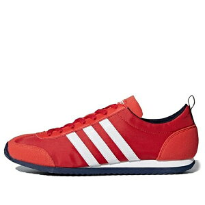 adidas アディダス メンズ スニーカー Red/White 【adidas neo Vs Jog Red/White DB0463】 サイズ US_5(23.0cm)