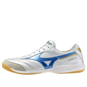 Mizuno �~�Y�m �����Y �X�j�[�J�[ White/Laser Blue �yMizuno Morelia Sala Elite IN 'White Laser Blue' Q1GA241225�z �T�C�Y US_8.5(26.5cm)
