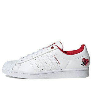 adidas AfB_X Y Xj[J[ White/Red yadidas Superstar 'Valentine's Day White' GW4416z TCY US_5(23.0cm)