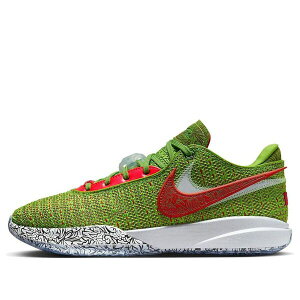 Nike iCL Y Xj[J[ Green Apple/Reflect Silver-University Red-Bright Crimson yNike LeBron 20 'Stocking Stuffer' FJ4955-300z TCY US_8(26.0cm)