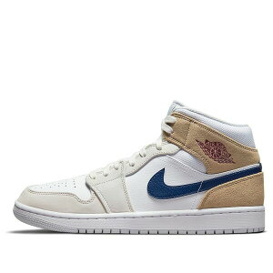 Air Jordan �W���[�_�� �����Y �X�j�[�J�[ White/Blue/Black �yAir Jordan 1 Mid 'White Khaki Blue Void' DO6726-100�z �T�C�Y US_11(29.0cm)