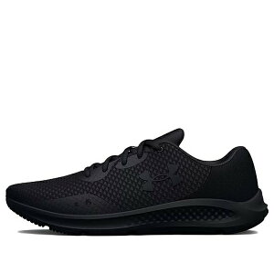 Under Armour A_[A[}[ fB[X Xj[J[ y(WMNS) Under Armour Charged Pursuit 3 'Triple Black' 3024889-002z TCY US_5.5(22.5cm)