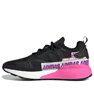 adidas AfB_X fB[X Xj[J[ y(WMNS) adidas ZX 2K Boost 'Wordmark Heel Stripe - Black Pink' FX7050z TCY US_9(26.0cm)