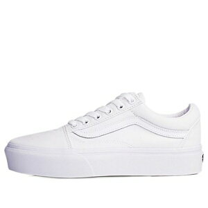 Vans oY fB[X Xj[J[ y(WMNS) Vans Old Skool Platform 'True White' VN0A3B3UW00z TCY US_8.5(25.5cm)
