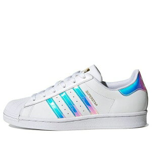 adidas AfB_X fB[X Xj[J[ y(WMNS) adidas Superstar 'White Iridescent' FX7565z TCY US_5(22.0cm)