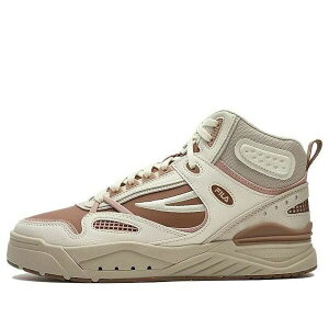 FILA tB fB[X Xj[J[ y(WMNS) FILA Slam Mid Skate Shoes 'White Beige Brown' F12W341212FBTz TCY US_5.5(22.5cm)