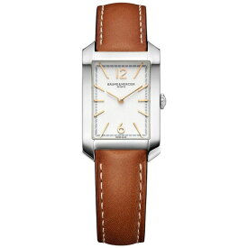 ボーム＆メルシエ レディース 腕時計 アクセサリー Women's Swiss Hampton Brown Leather Strap Watch 22x35mm No Color