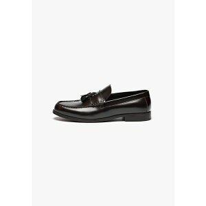 ジン メンズ サンダル シューズ LEATHER - Smart slip-ons - dark brown