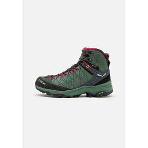 T fB[X Xj[J[ V[Y ALP TRAINER 2 MID GORE TEX - Hiking shoes - duck green/rhododendon