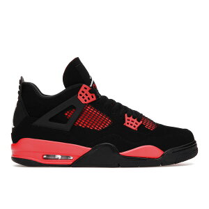 Jordan �W���[�_�� �����Y �X�j�[�J�[ �yJordan 4 Retro Red Thunder�z �T�C�Y US_M_13 Black/Multi-Color-Multi-Color-Crimson
