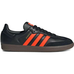 adidas �A�f�B�_�X �����Y �X�j�[�J�[ �yadidas Samba OG Black Impact Orange�z �T�C�Y US_5(23.0cm) Core Black/Impact Orange/Gum
