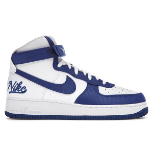 Nike �i�C�L �����Y �X�j�[�J�[ �yNike Air Force 1 High EMB Dodgers�z �T�C�Y US_9.5(27.5cm) White/Royal
