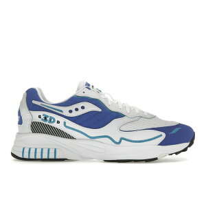 Saucony �T�b�J�j�[ �����Y �X�j�[�J�[ �ySaucony 3D Grid Hurricane White Royal�z �T�C�Y US_8.5(26.5cm) White/Royal