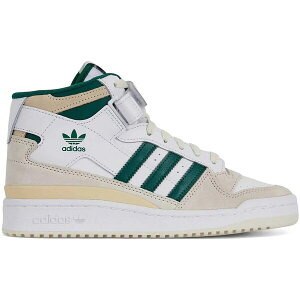 adidas �A�f�B�_�X �����Y �X�j�[�J�[ �yadidas Forum Mid Cloud White Collegiate Green�z �T�C�Y US_5.5(23.5cm) Cloud White/Collegiate Green/Alumina