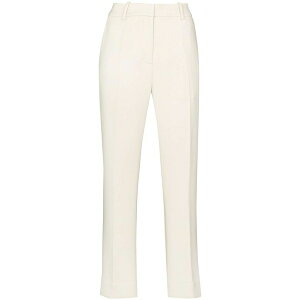 �z���c���C���[ ���f�B�[�X �J�W���A���p���c �{�g���X Slim-cut cropped trousers Neutrals