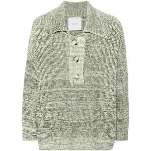 �i�k�[�V���J �����Y �|���V���c �g�b�v�X M䩘Rlange wool-blend polo top Neutrals
