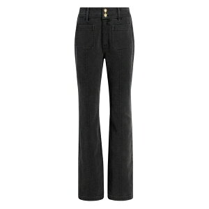 �T���N�A�Z�v�g ���f�B�[�X �J�W���A���p���c �{�g���X Dahlia button pocket dorothea trousers Black
