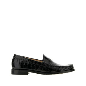 �X�`���A�[�g ���C�c�}�� ���f�B�[�X �X���b�|���E���[�t�@�[ �V���[�Y Lottie crocodile-embossed loafers Black