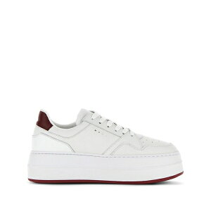 �z�[�K�� ���f�B�[�X �X�j�[�J�[ �V���[�Y H670 flatform leather sneakers White