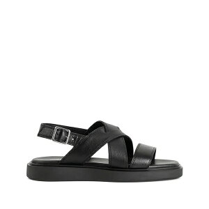 �o�K�{���h ���f�B�[�X �T���_�� �V���[�Y Crossover leather sandals Black