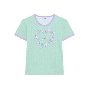 �W�[�V�[�f�B�[�G�X ���f�B�[�X T�V���c �g�b�v�X Polly pocket heart-print t-shirt Green