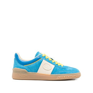 ���@�����e�B�m �K�����@�[�j ���f�B�[�X �X�j�[�J�[ �V���[�Y Upvillage panelled suede sneakers Blue