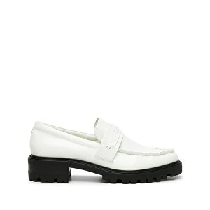 �Z���\�[ ���f�B�[�X �X���b�|���E���[�t�@�[ �V���[�Y Met i leather loafers White