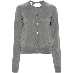���X�L�[�m ���f�B�[�X �J�[�f�B�K�� �A�E�^�[ M䩘Rlange-effect cardigan Black