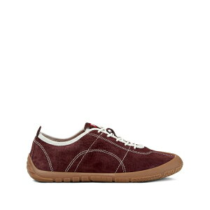 �J���y�[�� ���f�B�[�X �X�j�[�J�[ �V���[�Y Peu path suede leather sneakers Red