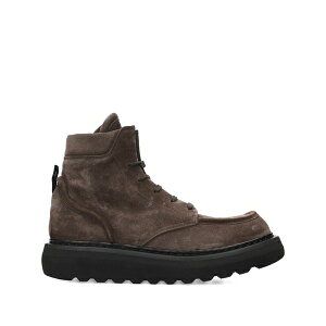 �v���~�A�[�^ �����Y �u�[�c �V���[�Y Lace-up platform boots Brown