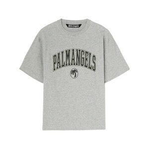 �p�[���E�G���W�F���X �����Y T�V���c �g�b�v�X College palm t-shirt Grey
